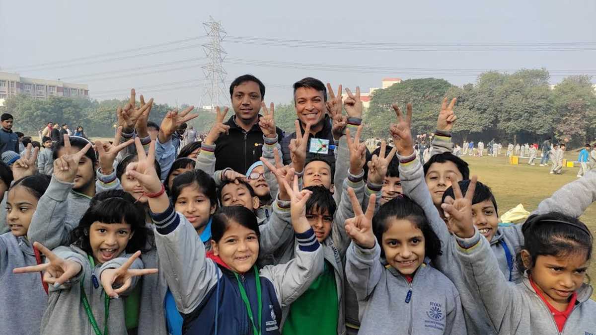 एडवेंचर कैंप में बच्चों ने अपने साहस का दिया परिचय